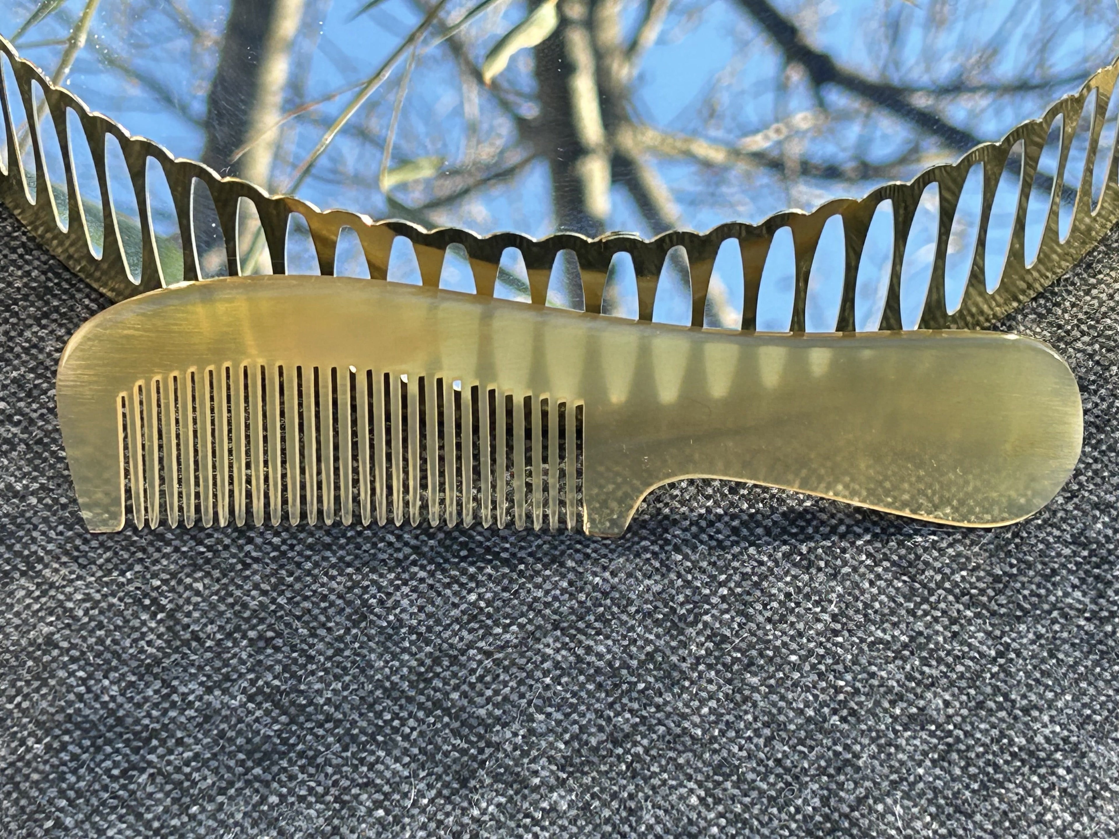 Peigne corne naturelle SERENITE-L