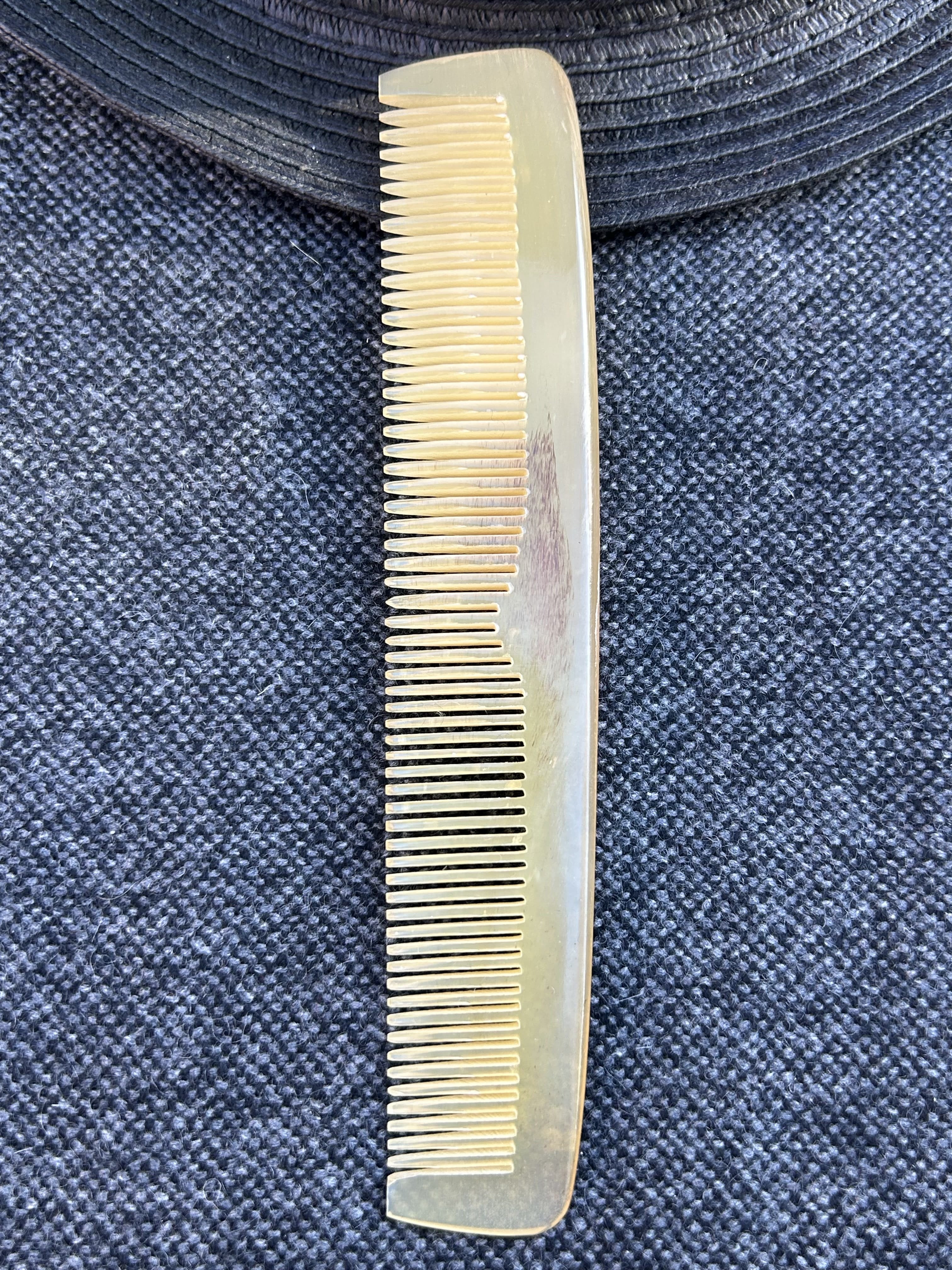 Peigne corne naturelle SOLSTICE - L